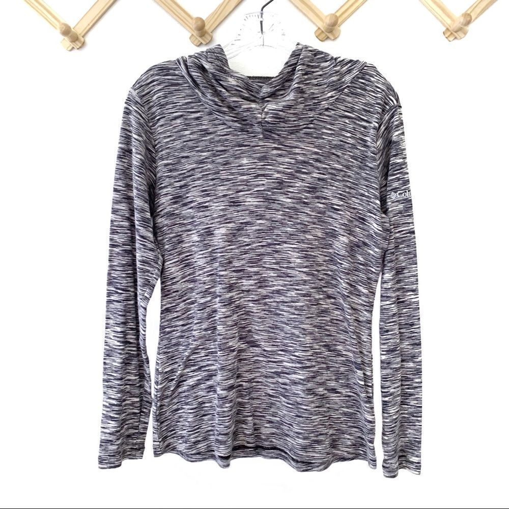 Columbia Lightweight Space Dyed Hoodie Black Large